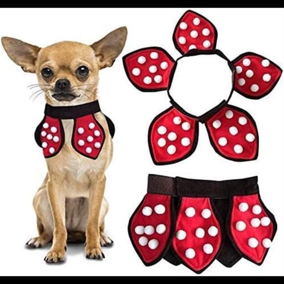 Dog Adjustable Cats Dogs Cosplay Pet Halloween Costume Stranger